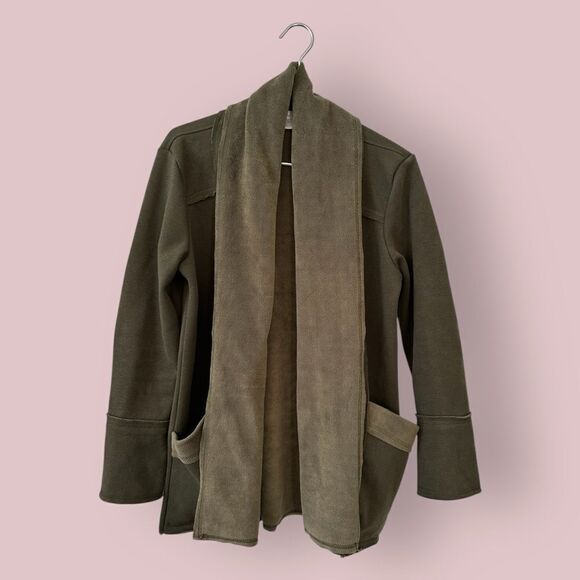 Anthropologie Samantha Dru Monica Cardigan Jacket Size Green XS - Picture 3 of 8